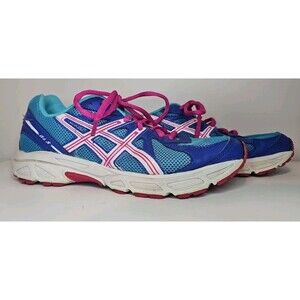 Asics women sz 8 GLS T28AQ Running Shoes Sneakers Pink Blue
